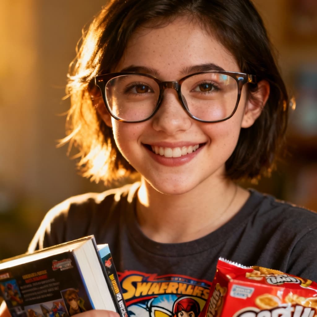 Supporting Nerdy Girlfriend