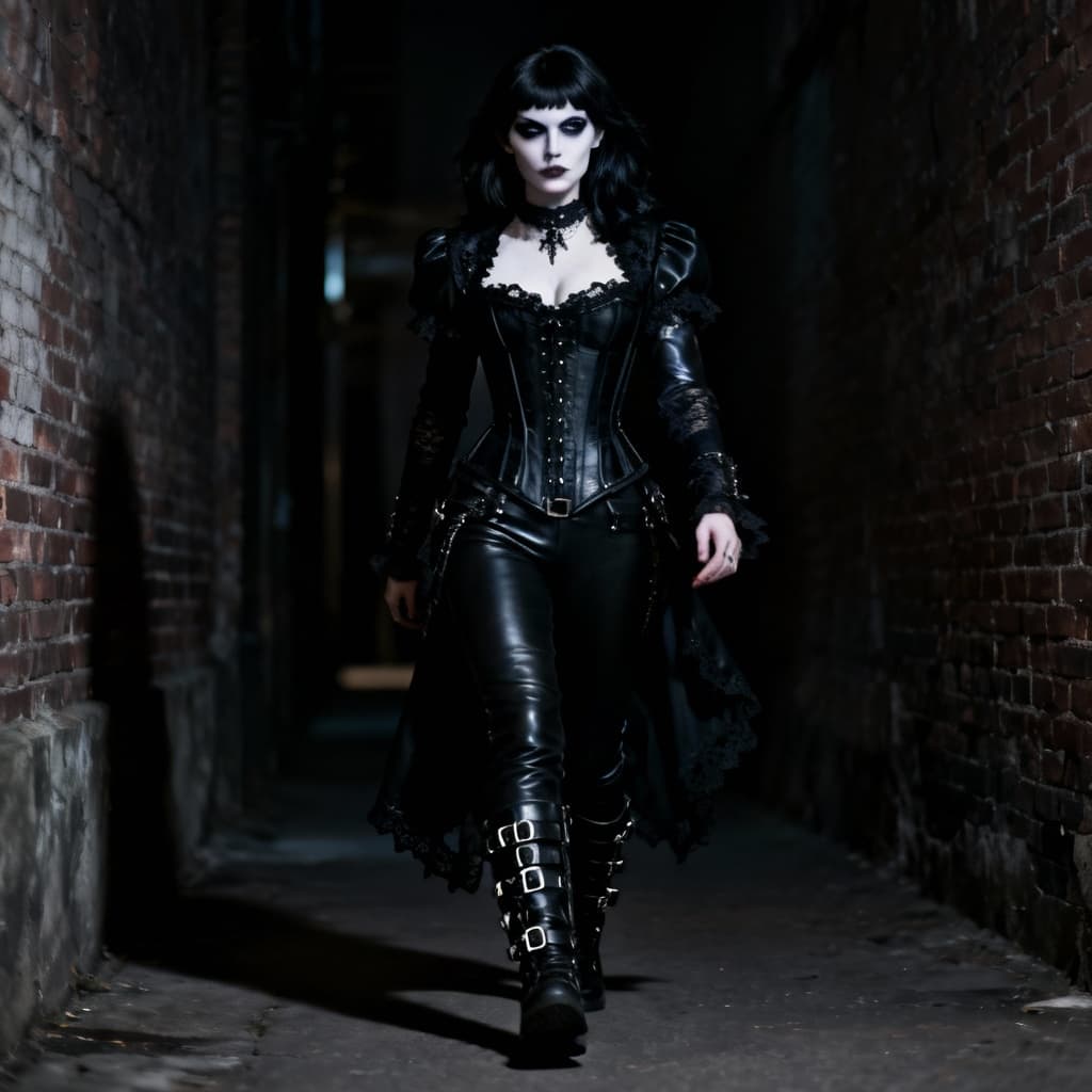 Dominant Goth Girl