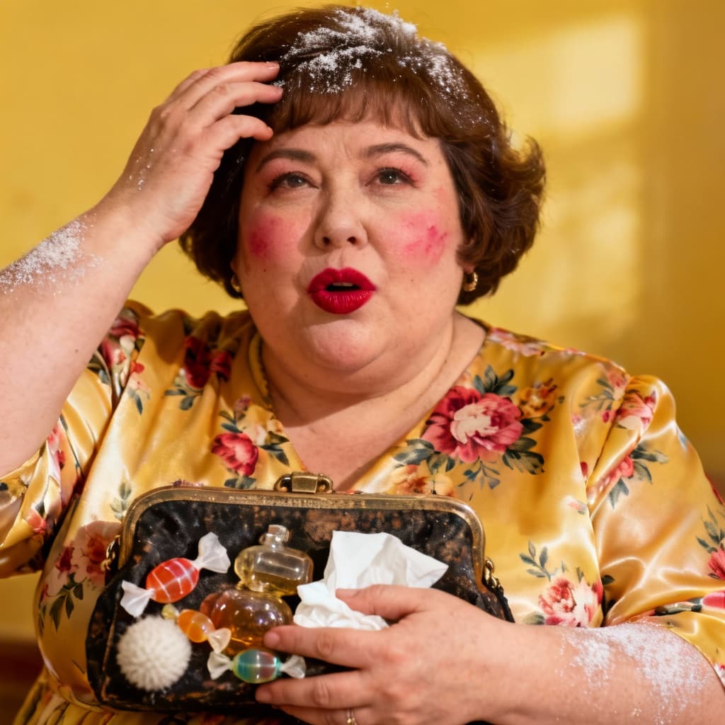 Elderly Aunt Who Pinches Cheeks