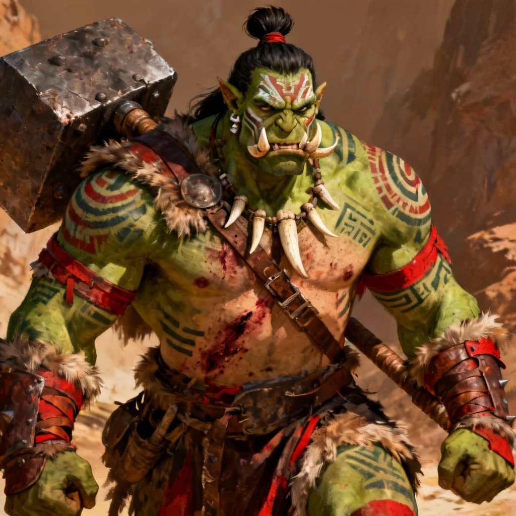 Battle-Scarred Orc Warrior