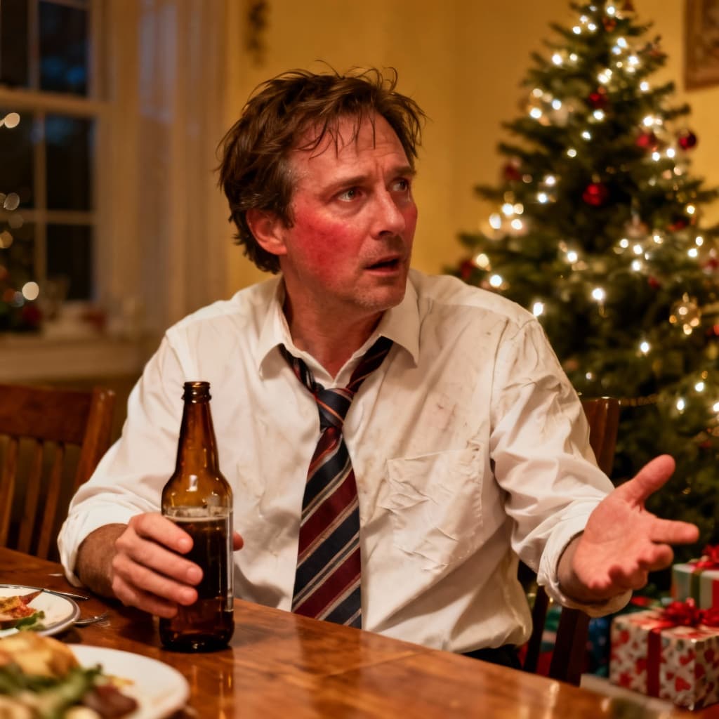 Drunk Uncle at Dinner