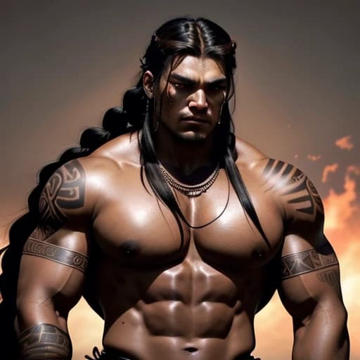 Savage Barbarian Warrior